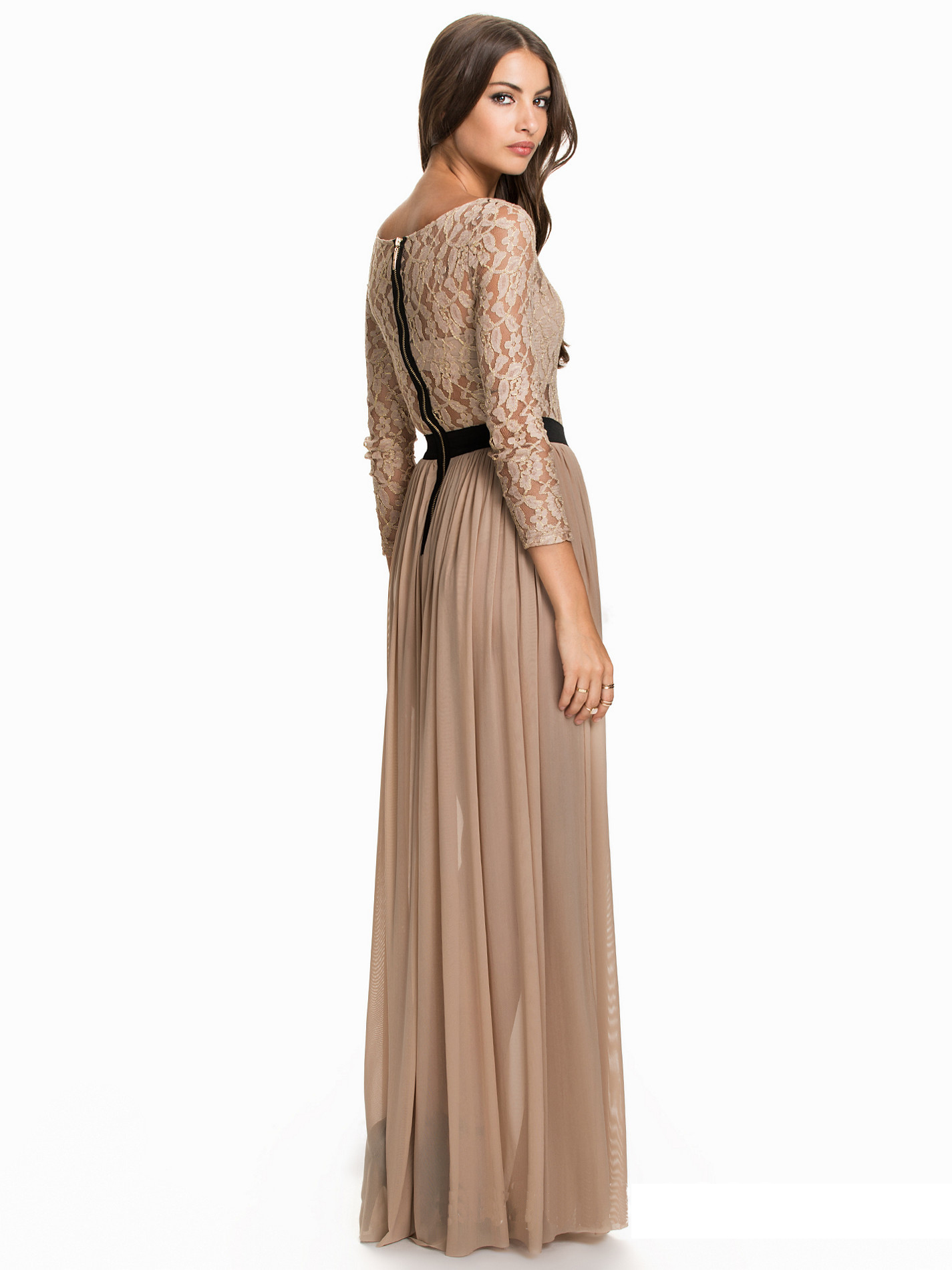 W25045  Long Sleeve Maxi Dress